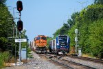 IDTX 4625 Amtrak Midwest Going Around BNSF 4238